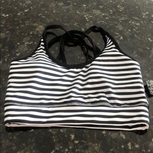 Jessica Simpson sports bra with tag.